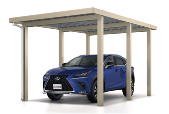 １台用積雪150cm６柱カーポート